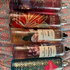 Hardly used bath and body works scents
